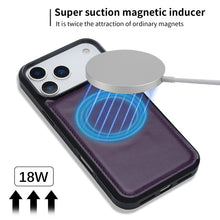 Muat gambar ke penampil Galeri, CASEKIS 2-in-1 Magnetic Detachable Wallet Case with RFID Blocking, 16 Card Slots &amp; Zipper Pocket Purple
