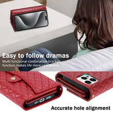 Lade das Bild in den Galerie-Viewer, Casekis 7-Slot Foldable Crossbody Wallet Phone Case Red
