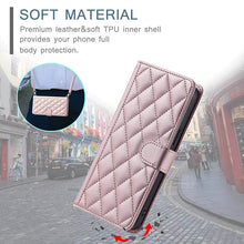 Load image into Gallery viewer, Casekis 3 Card Leather Crossbody Wallet Phone Case Rose Gold
