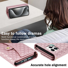 Carica l'immagine nel visualizzatore di Gallery, Casekis 7-Slot Foldable Crossbody Wallet Phone Case Rose Gold
