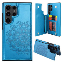 Load image into Gallery viewer, Casekis Mandala Embossed Phone Case Blue
