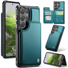 Load image into Gallery viewer, Casekis RFID Cardholder Wallet Phone Case Green
