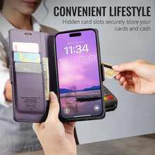 Load image into Gallery viewer, Casekis RFID Cardholder Phone Case Purple
