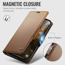 Load image into Gallery viewer, Casekis RFID Cardholder Phone Case Brown
