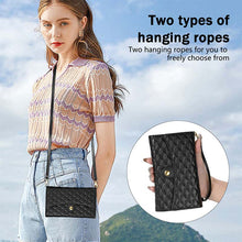 Load image into Gallery viewer, Casekis 7-Slot Foldable Crossbody Wallet Phone Case Black
