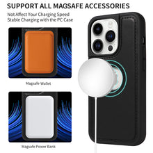 Загрузить изображение в средство просмотра галереи, Casekis Cardholder Case with Wrist Strap,Compatible with MagSafe,Zipper Pocket,Black
