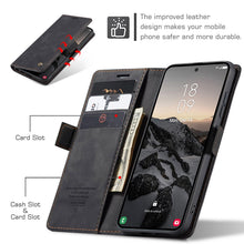 Load image into Gallery viewer, Casekis Retro Wallet Case Black

