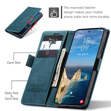 Load image into Gallery viewer, Casekis Retro Wallet Case Blue

