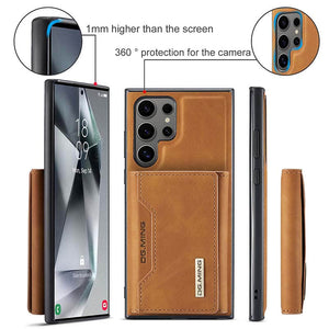 Casekis Magnetic Wallet Detachable Phone Case Brown