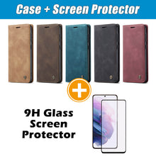 Load image into Gallery viewer, Casekis Retro Wallet Case For Galaxy S25 5G
