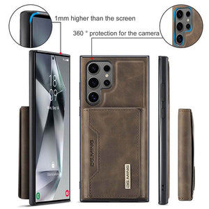 Casekis Magnetic Wallet Detachable Phone Case Coffee