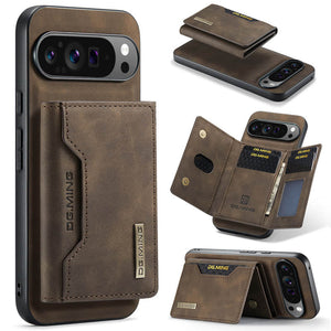 Casekis Magnetic Wallet Detachable Phone Case Coffee