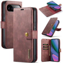 Load image into Gallery viewer, Casekis Detachable Leather Wallet Phone Case Red
