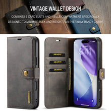 Carica l'immagine nel visualizzatore di Gallery, Casekis Detachable Leather Wallet Phone Case Gray
