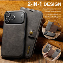 Carica l'immagine nel visualizzatore di Gallery, Casekis Detachable Leather Wallet Phone Case Gray
