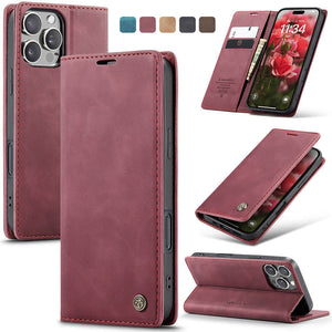 Casekis Retro Wallet Case Red