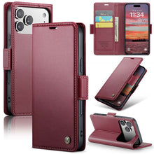 Load image into Gallery viewer, Casekis RFID Cardholder Phone Case Red
