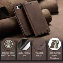 Load image into Gallery viewer, Casekis Retro Wallet Case For Pixel 8 5G
