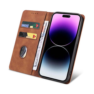 Casekis Fashion Magnetic Phone Case Brown