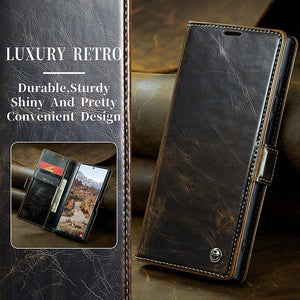 CASEKIS Luxury Flip Leather Phone Case for Galaxy S24 Ultra 5G
