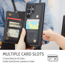Load image into Gallery viewer, Casekis RFID Cardholder Wallet Phone Case For Galaxy S23 Ultra
