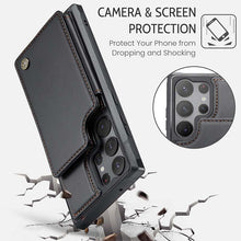 Load image into Gallery viewer, Casekis RFID Cardholder Wallet Phone Case For Galaxy S23 Ultra
