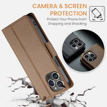 Load image into Gallery viewer, Casekis RFID Cardholder Phone Case Brown
