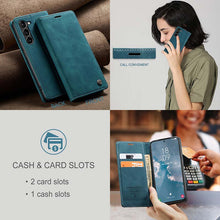 Load image into Gallery viewer, Casekis Retro Wallet Case For Galaxy S23 5G

