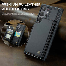 Load image into Gallery viewer, Casekis RFID Cardholder Wallet Phone Case For Galaxy S23 Ultra
