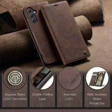 Load image into Gallery viewer, Casekis Retro Wallet Case for Galaxy A35 5G

