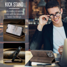 Cargar imagen en el visor de la galería, Casekis Retro Wallet Case For iPhone 16 Pro Max
