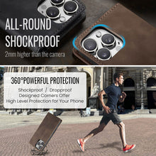 Cargar imagen en el visor de la galería, Casekis Retro Wallet Case For iPhone 16 Pro Max
