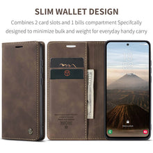 Load image into Gallery viewer, Casekis Retro Wallet Case For Galaxy S25 5G
