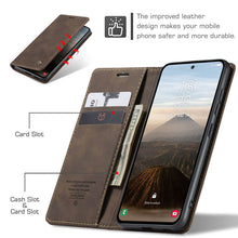 Load image into Gallery viewer, Casekis Retro Wallet Case For Galaxy S25 5G
