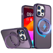 Load image into Gallery viewer, Casekis Anti-shock Magsafe Stand Phone Case Purple
