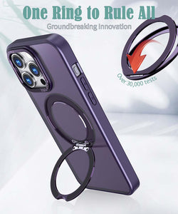 Casekis Anti-shock Magsafe Stand Phone Case Purple