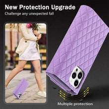 Görseli Galeri görüntüleyiciye yükleyin, Casekis 7-Slot Foldable Crossbody Wallet Phone Case Purple
