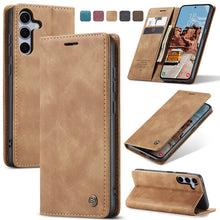 Load image into Gallery viewer, Casekis Retro Wallet Case For Galaxy S25 5G
