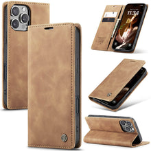 Cargar imagen en el visor de la galería, Casekis Retro Wallet Case For iPhone 16 Pro Max
