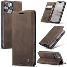 Cargar imagen en el visor de la galería, Casekis Retro Wallet Case For iPhone 16 Pro Max
