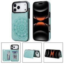 Load image into Gallery viewer, Casekis Mandala Embossed Phone Case Green
