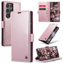 Load image into Gallery viewer, CASEKIS Luxury Flip Leather Phone Case for Galaxy S24 Ultra 5G
