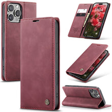 Cargar imagen en el visor de la galería, Casekis Retro Wallet Case For iPhone 16 Pro Max
