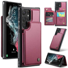 Görseli Galeri görüntüleyiciye yükleyin, Casekis RFID Cardholder Wallet Phone Case For Galaxy S22 Ultra

