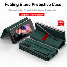 गैलरी व्यूवर में इमेज लोड करें, Casekis Leather Case With S Pen for Galaxy Z Fold 3 5G
