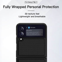 Load image into Gallery viewer, Z Flip 3 5G Carbon Fiber Pattern Phone Case - Casekis
