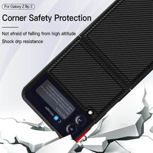 Load image into Gallery viewer, Z Flip 3 5G Carbon Fiber Pattern Phone Case - Casekis
