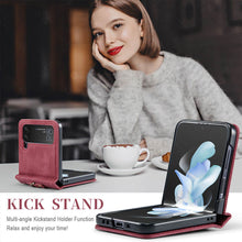 Load image into Gallery viewer, CASEKIS Retro Phone Case with Wrist Strap For Galaxy Z Flip 4 5G

