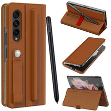 गैलरी व्यूवर में इमेज लोड करें, Casekis Leather Case With S Pen for Galaxy Z Fold 3 5G
