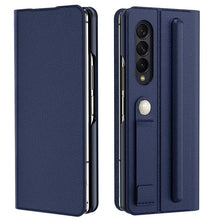 गैलरी व्यूवर में इमेज लोड करें, Casekis Leather Case With S Pen for Galaxy Z Fold 3 5G
